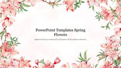 flower slide template